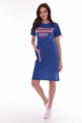 Платье женское 4-073 (синий)